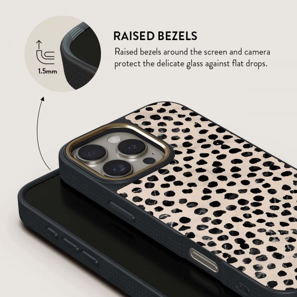 Burga iPhone 15 Plus Cover Elite Dark MagSafe Almond Latte