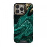 Burga iPhone 15 Cover Elite Dark MagSafe Emerald Pool