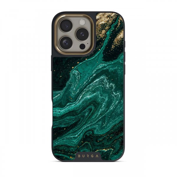 Burga iPhone 16 Plus Cover Elite Dark MagSafe Emerald Pool