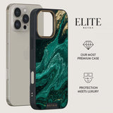 Burga iPhone 14 Cover Elite Dark MagSafe Emerald Pool
