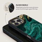 Burga iPhone 15 Pro Cover Elite Dark MagSafe Emerald Pool