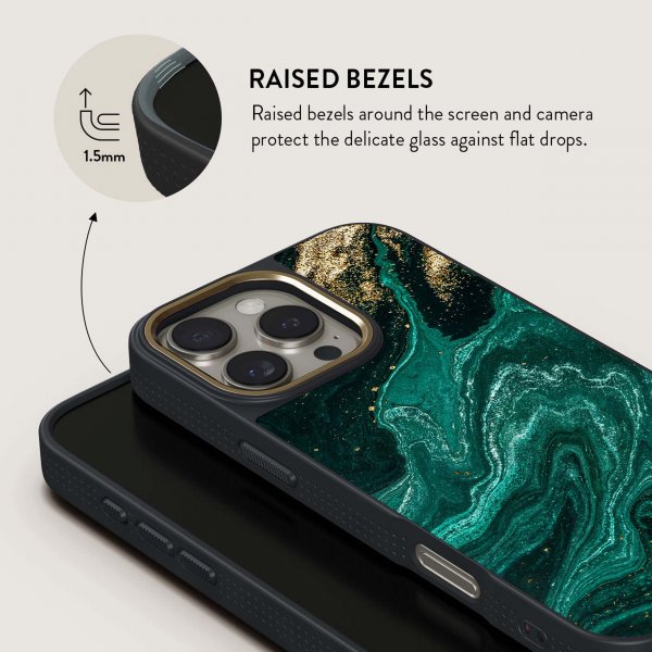 Burga iPhone 16 Pro Max Cover Elite Dark MagSafe Emerald Pool