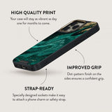 Burga iPhone 16 Pro Max Cover Elite Dark MagSafe Emerald Pool
