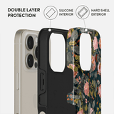 Burga iPhone 16 Pro Cover Tough MagSafe Bloomy Garden