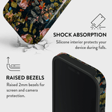 Burga iPhone 16 Pro Cover Tough MagSafe Bloomy Garden