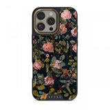 Burga iPhone 15 Pro Max Cover Elite Dark MagSafe Bloomy Garden