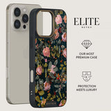 Burga iPhone 16 Pro Max Cover Elite Dark MagSafe Bloomy Garden