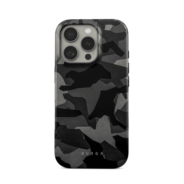 Burga iPhone 14 Cover Tough Night Black Camo