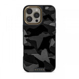 Burga iPhone 14 Cover Elite Dark MagSafe Night Black Camo