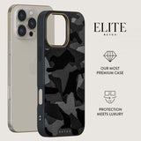 Burga iPhone 15 Pro Max Cover Elite Dark MagSafe Night Black Camo