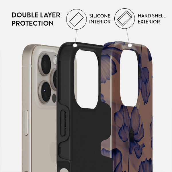 Burga iPhone 15 Pro Cover Tough MagSafe Velvet Night