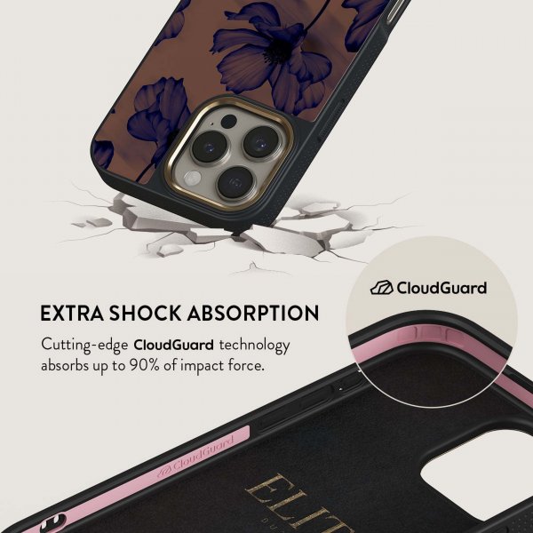 Burga iPhone 14 Cover Elite Dark MagSafe Velvet Night