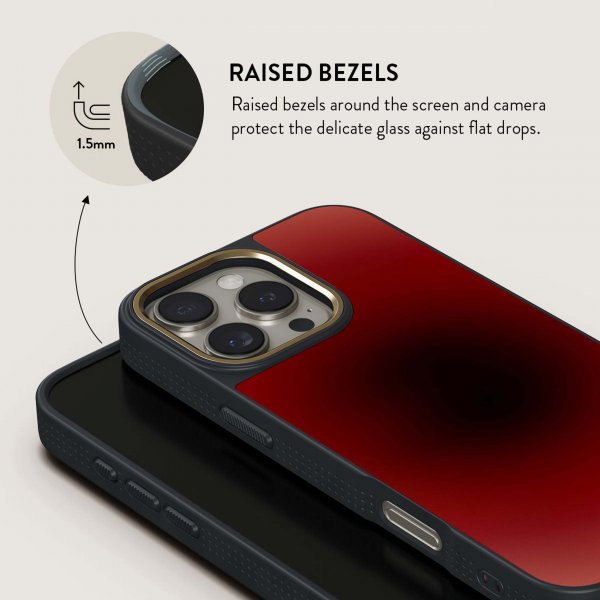 Burga iPhone 16 Cover Elite Dark MagSafe No Talking