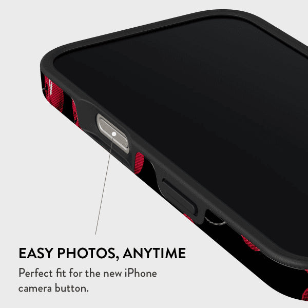 Burga iPhone 15 Cover Tough Cherrybomb