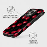 Burga iPhone 15 Pro Max Cover Tough MagSafe Cherrybomb