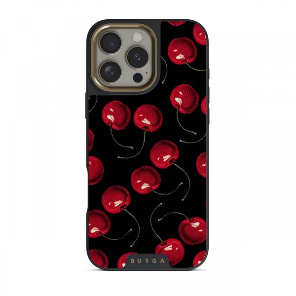 Burga iPhone 16 Plus Cover Elite Dark MagSafe Cherrybomb