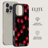 Burga iPhone 15 Pro Cover Elite Dark MagSafe Cherrybomb