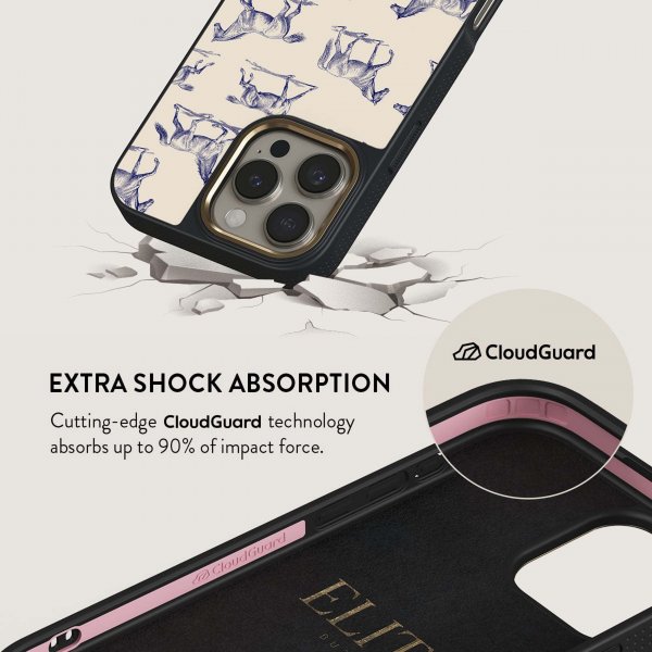 Burga iPhone 15 Pro Cover Elite Dark MagSafe Derby Race