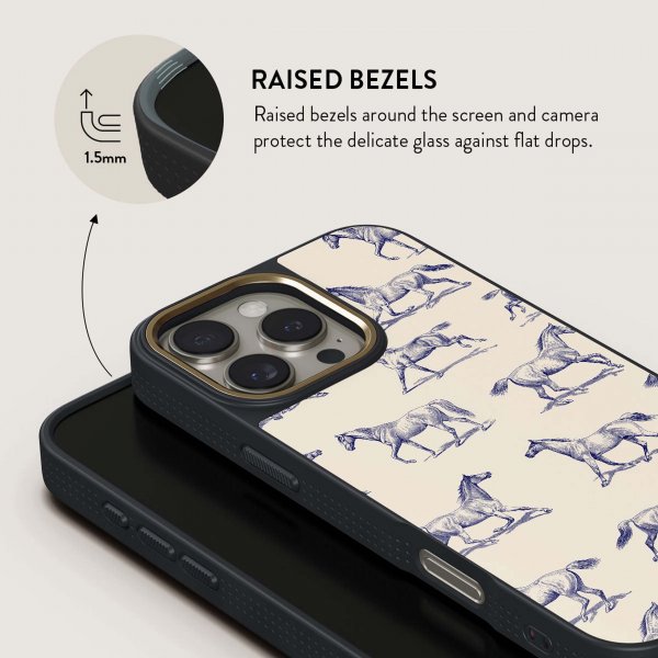 Burga iPhone 14 Cover Elite Dark MagSafe Derby Race