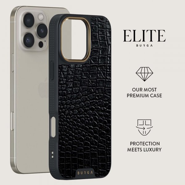 Burga iPhone 14 Cover Elite Dark MagSafe Reaper's Touch