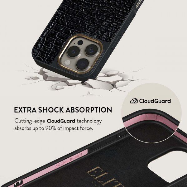 Burga iPhone 15 Pro Cover Elite Dark MagSafe Reaper's Touch
