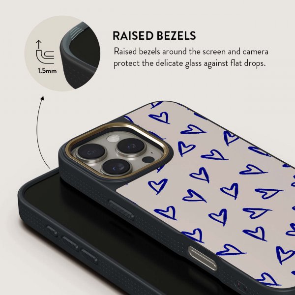 Burga iPhone 15 Pro Cover Elite Dark MagSafe Love Me Right