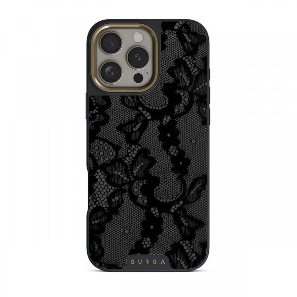 Burga iPhone 15 Pro Cover Elite Dark MagSafe Magnetic