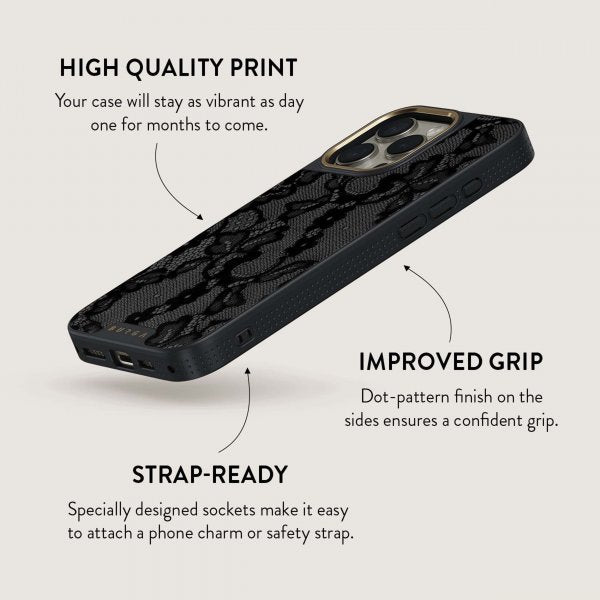 Burga iPhone 15 Plus Cover Elite Dark MagSafe Magnetic