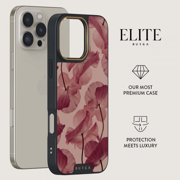 Burga iPhone 15 Cover Elite Dark MagSafe Tender Kiss