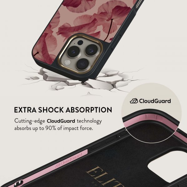 Burga iPhone 15 Plus Cover Elite Dark MagSafe Tender Kiss