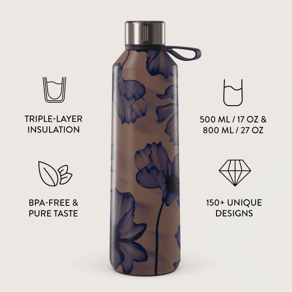 Burga Flaske Termo 800 ml Velvet Night
