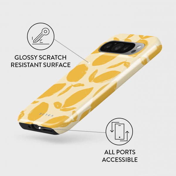 Burga Google Pixel 9 Pro XL Cover Tough Lemon Tart