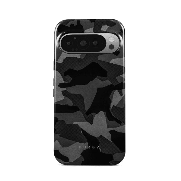 Burga Google Pixel 9/Pixel 9 Pro Cover Tough Night Black Camo