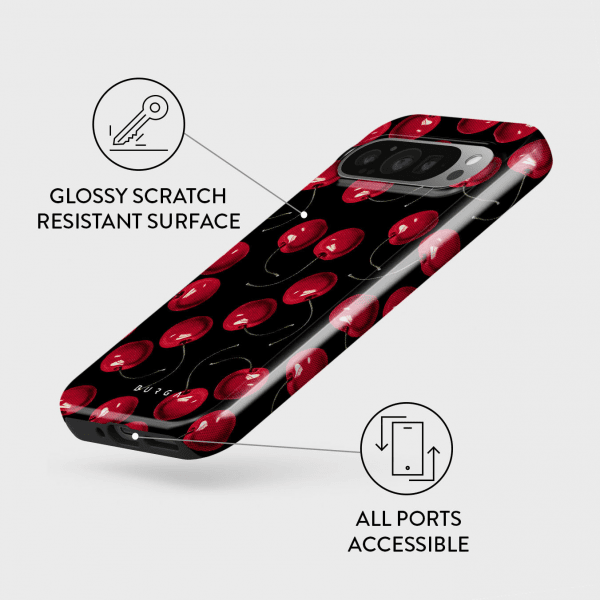 Burga Google Pixel 9/Pixel 9 Pro Cover Tough Cherrybomb