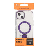 iPhone 15 Cover Ringholder MagSafe Lilla