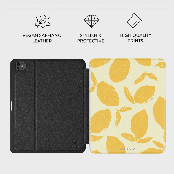 Burga iPad Pro 13 (M4/M5) Folio Etui Lemon Tart