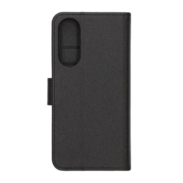 Samsung Galaxy S25 Edge Cover med Kortlommer og Standerfunktion Sort