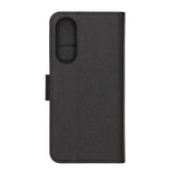 Samsung Galaxy S25 Edge Cover med Kortlommer og Standerfunktion Sort