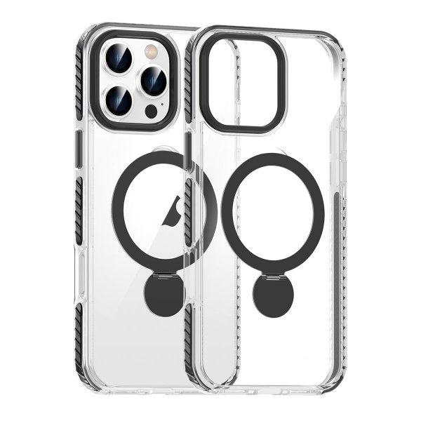 iPhone 16 Pro Cover Ringstativ MagSafe Sort