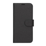 Samsung Galaxy S25 Edge Cover med Kortlommer og Standerfunktion Sort