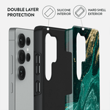 Burga Samsung Galaxy S25 Plus Cover Tough Emerald Pool