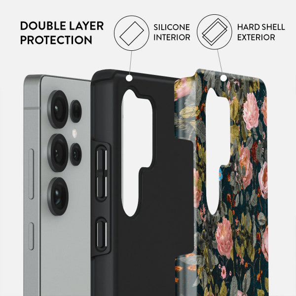 Burga Samsung Galaxy S25 Cover Tough Bloomy Garden