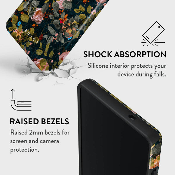 Burga Samsung Galaxy S25 Cover Tough Bloomy Garden
