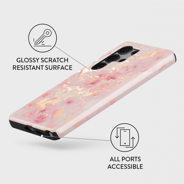 Burga Samsung Galaxy S25 Ultra Cover Tough Golden Coral