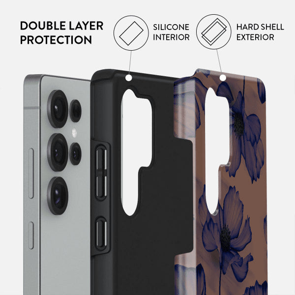 Burga Samsung Galaxy S25 Plus Cover Tough Velvet Night