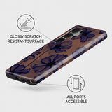 Burga Samsung Galaxy S25 Cover Tough Velvet Night
