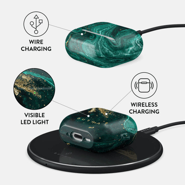 Burga AirPods 4 Cover Design Emerald Pool