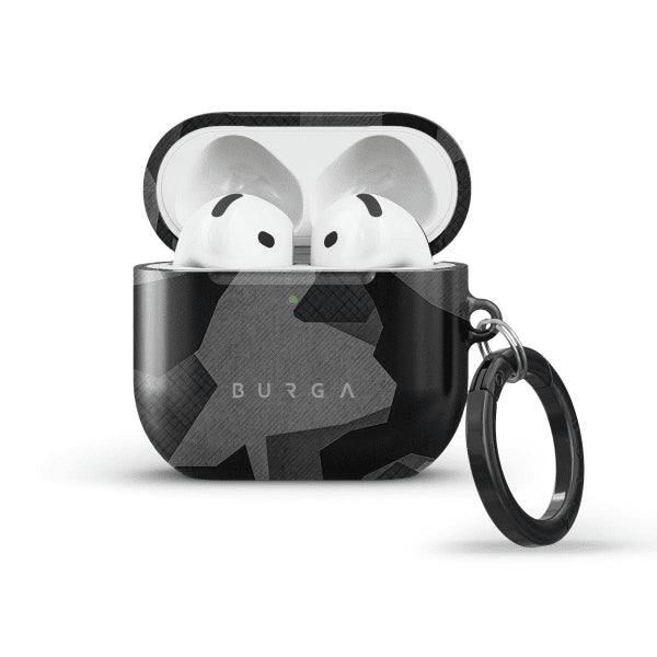 Burga AirPods 4 Cover Design Night Black Camo