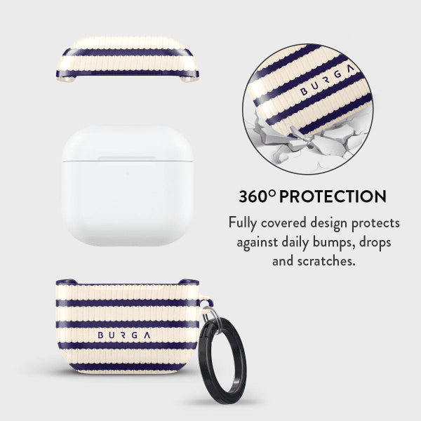 Burga AirPods 4 Cover Design Old Money