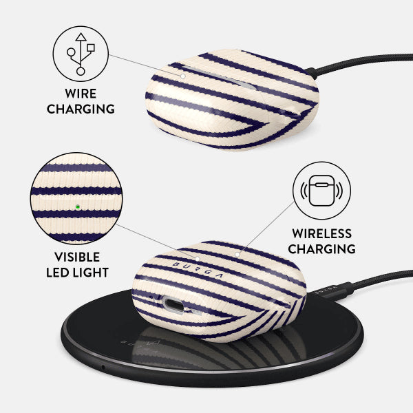 Burga AirPods 4 Cover Design Old Money
